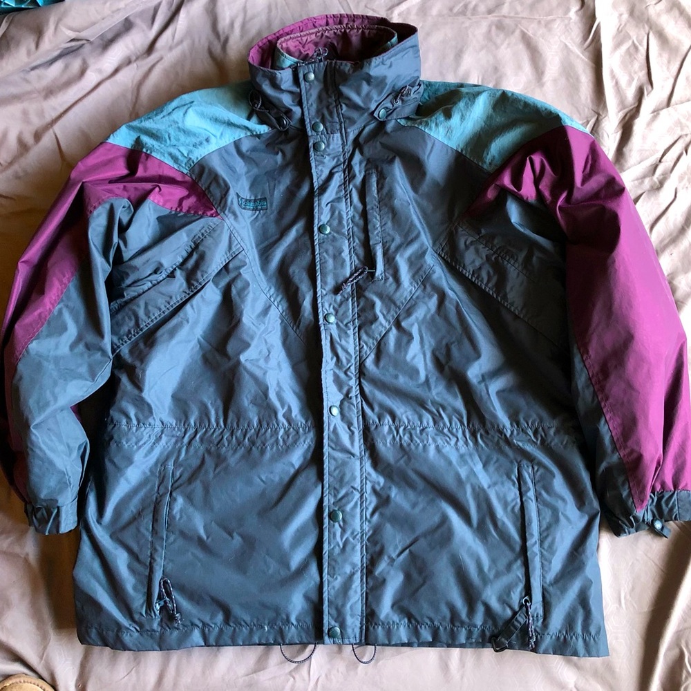 Columbia mens ski jacket with zip out liner